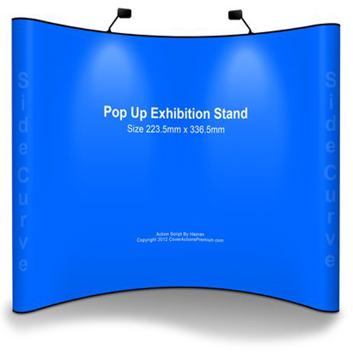 Curved Pop-Up Display
